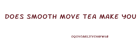 does smooth move tea make you lose weight
