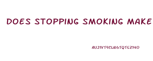 does stopping smoking make you lose weight