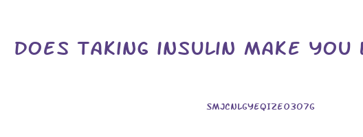 does taking insulin make you lose weight
