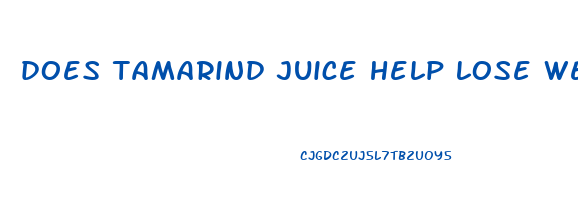 does tamarind juice help lose weight