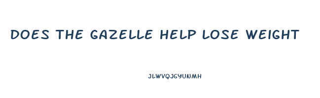 does the gazelle help lose weight