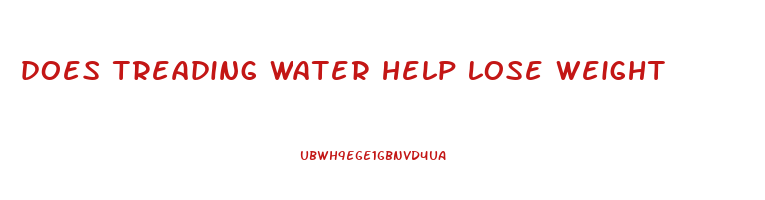 does treading water help lose weight