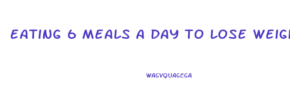 eating 6 meals a day to lose weight