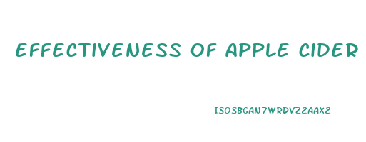 effectiveness of apple cider vinegar gummies