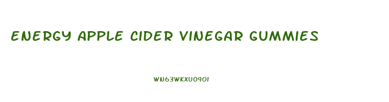 energy apple cider vinegar gummies