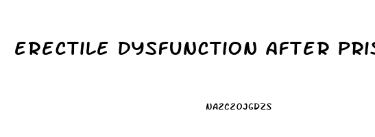 erectile dysfunction after prison