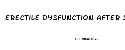 erectile dysfunction after stroke