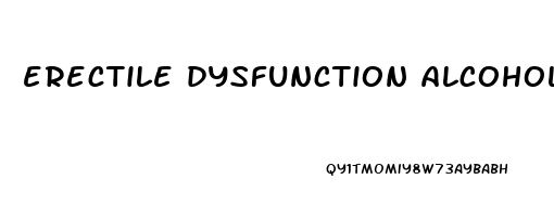 erectile dysfunction alcohol consumption