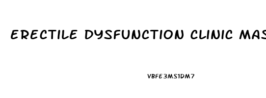 erectile dysfunction clinic massachusetts