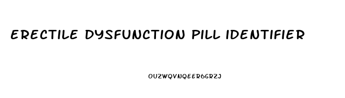 erectile dysfunction pill identifier