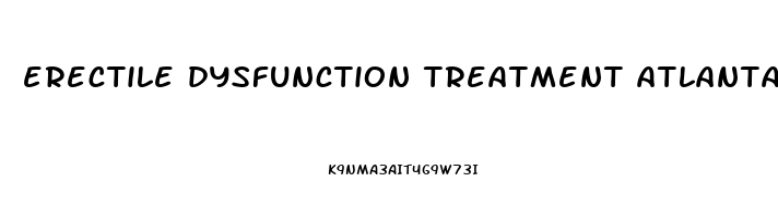 erectile dysfunction treatment atlanta