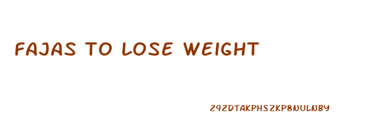 fajas to lose weight