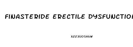 finasteride erectile dysfunction reversible