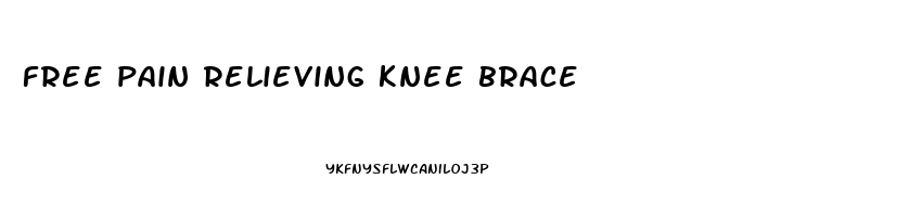 free pain relieving knee brace