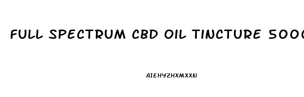 full spectrum cbd oil tincture 5000mg