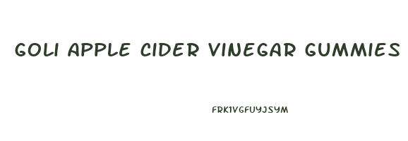 goli apple cider vinegar gummies at gnc