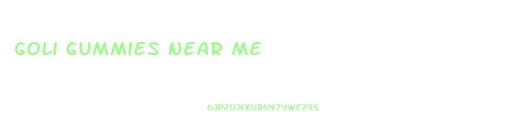 goli gummies near me