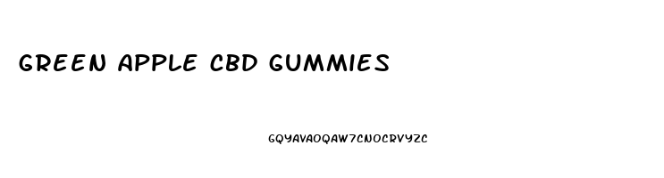 green apple cbd gummies