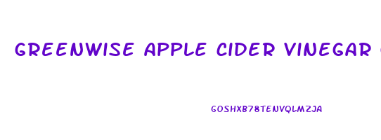 greenwise apple cider vinegar gummies