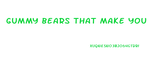 gummy bears that make you lose weight