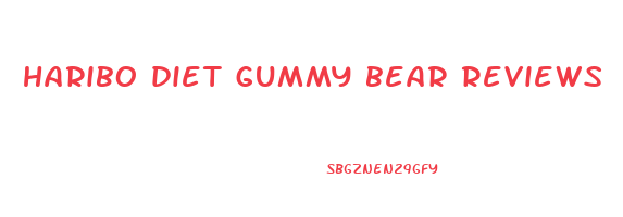 haribo diet gummy bear reviews