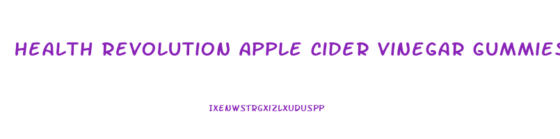 health revolution apple cider vinegar gummies