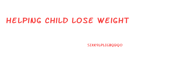 helping child lose weight