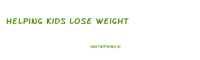 helping kids lose weight