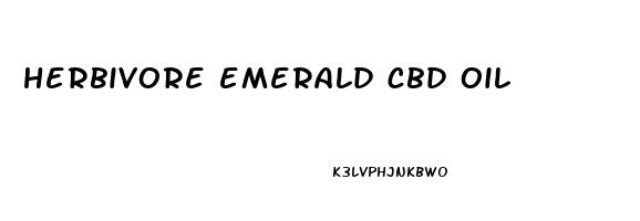 herbivore emerald cbd oil