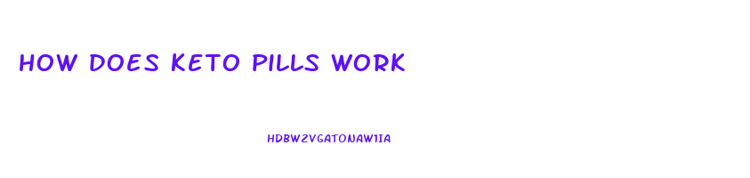 how does keto pills work