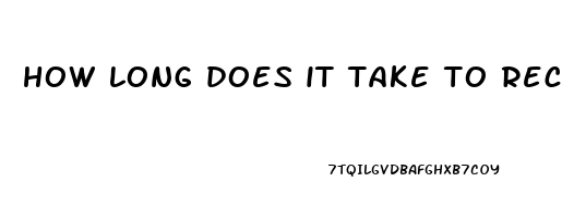 how long does it take to recover from erectile dysfunction