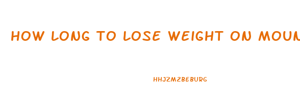 how long to lose weight on mounjaro