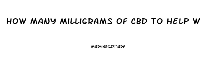 how many milligrams of cbd to help with sleep