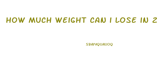 how much weight can i lose in 25 days