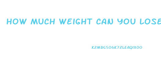 how much weight can you lose in 3 days