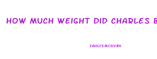 how much weight did charles barkley lose