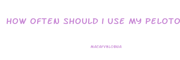 how often should i use my peloton to lose weight