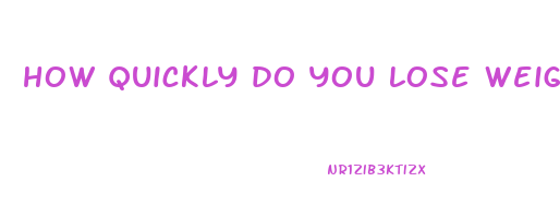 how quickly do you lose weight with ozempic