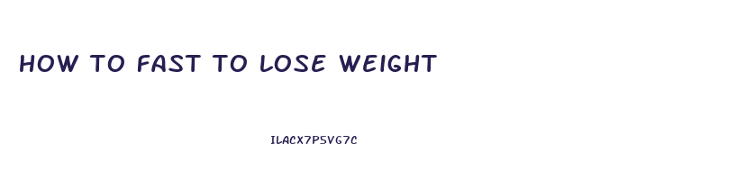 how to fast to lose weight