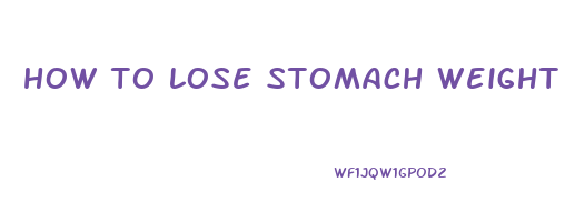 how to lose stomach weight with pcos