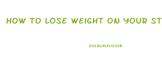 how to lose weight on your stomach