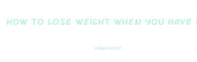 how to lose weight when you have pcos