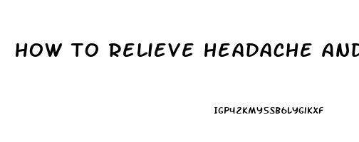 how to relieve headache and jaw pain