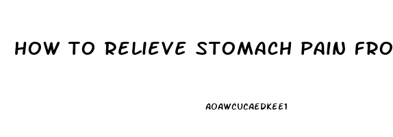 how to relieve stomach pain from colitis