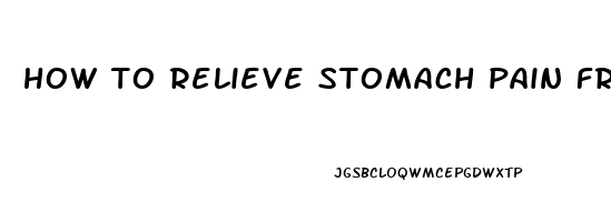 how to relieve stomach pain from garlic