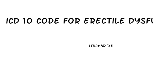 icd 10 code for erectile dysfunction due to diabetes