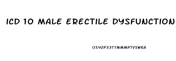 icd 10 male erectile dysfunction