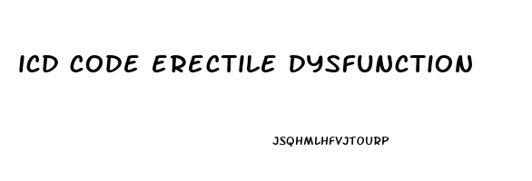 icd code erectile dysfunction