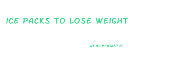 ice packs to lose weight