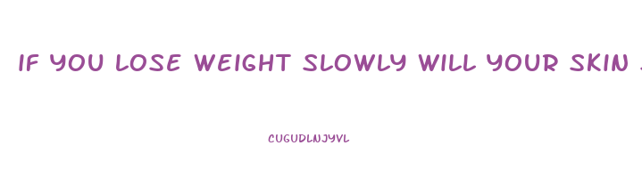 if you lose weight slowly will your skin shrink